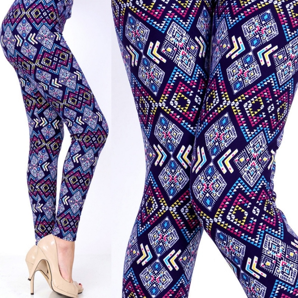 OS Leggings - Wicked Soft The Purple Lagoon